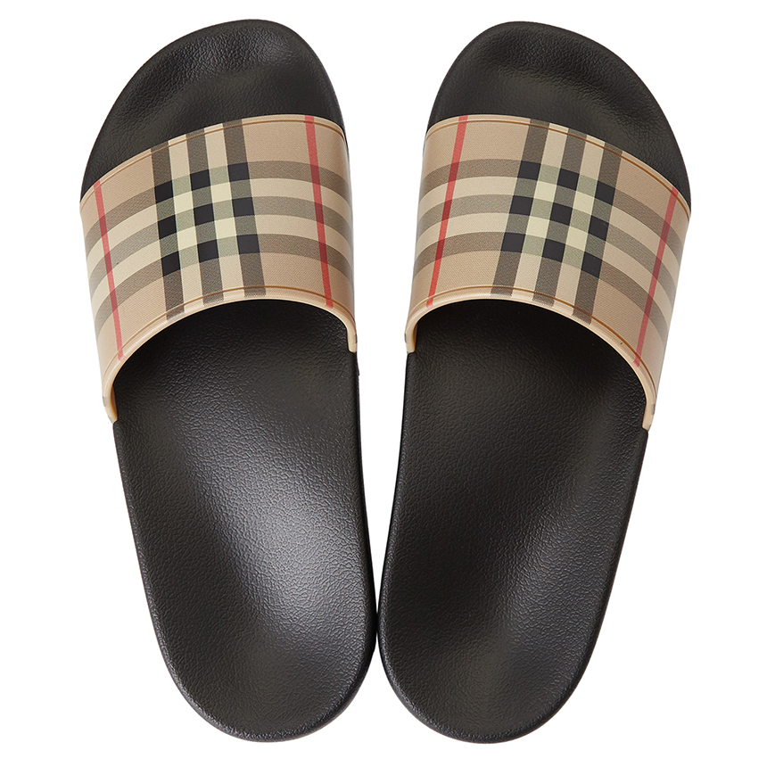 버버리(BURBERRY) 빈티지 체크 남자 슬리퍼 FURLEY M CHECK 8023965