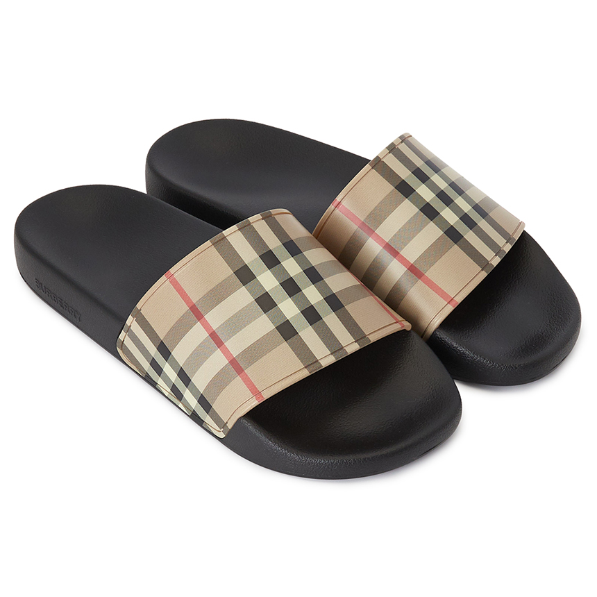 버버리(BURBERRY) 빈티지 체크 남자 슬리퍼 FURLEY M CHECK 8023965