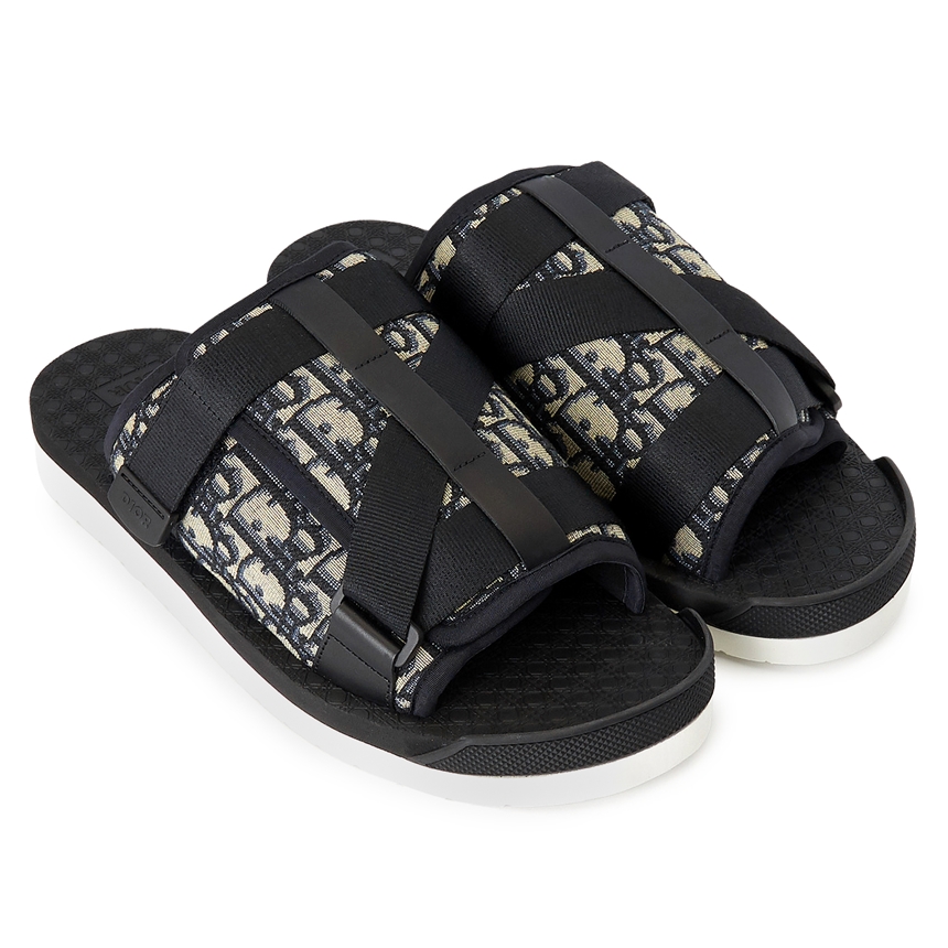 디올옴므(DIOR HOMME) 오블리크 자카드 알파남자 샌들/슬리퍼 3SA081YXV 961