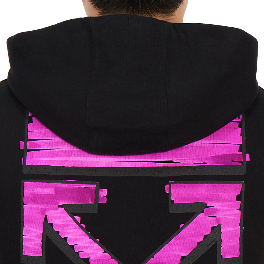 오프화이트(OFF WHITE) 마커 탱크 남자 후드 민소매 OMAC010R 21FLE001 1032
