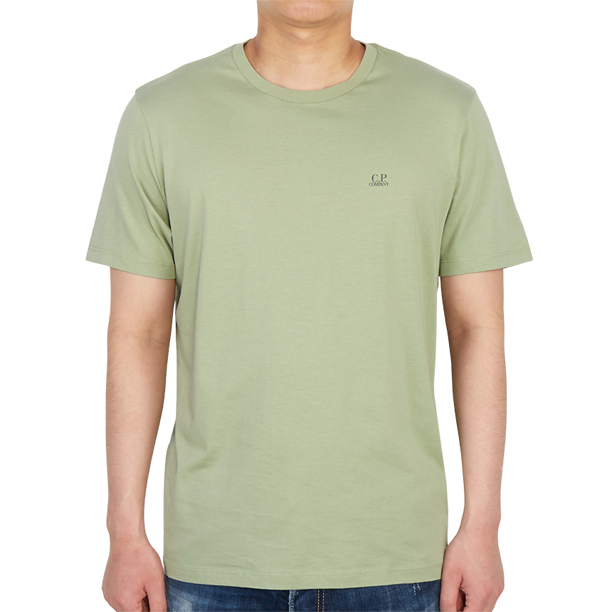 씨피컴퍼니(CP COMPANY) 로고 고글 그래픽 남자 반팔티셔츠 10CMTS037A 005100W 631