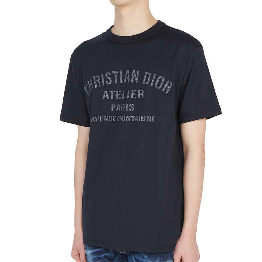 디올옴므(DIOR HOMME) 아틀리에 남자 반팔티셔츠오버사이즈핏 043J615A0589 589