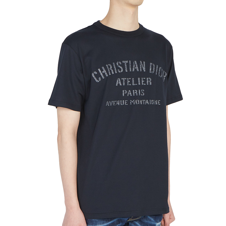 디올옴므(DIOR HOMME) 아틀리에 남자 반팔티셔츠오버사이즈핏 043J615A0589 589