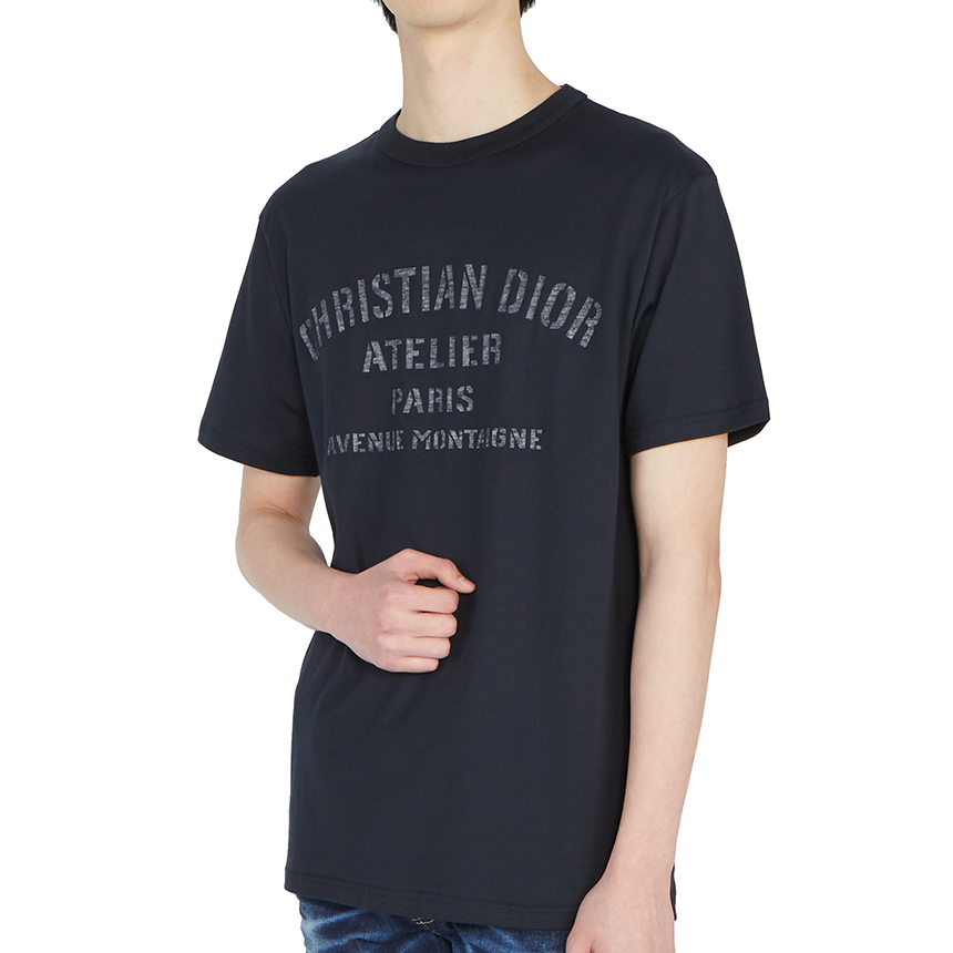 디올옴므(DIOR HOMME) 아틀리에 남자 반팔티셔츠오버사이즈핏 043J615A0589 589