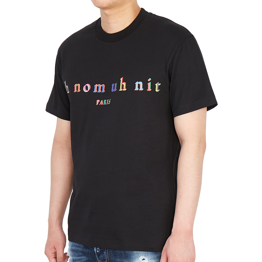 이놈어닛(IH NOM UH NIT) 로고 레인보우 남자 반팔티셔츠 NUS21247 009