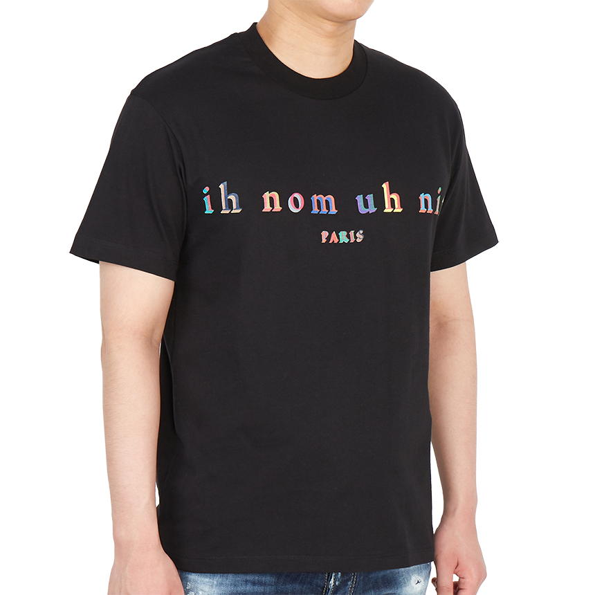 이놈어닛(IH NOM UH NIT) 로고 레인보우 남자 반팔티셔츠 NUS21247 009