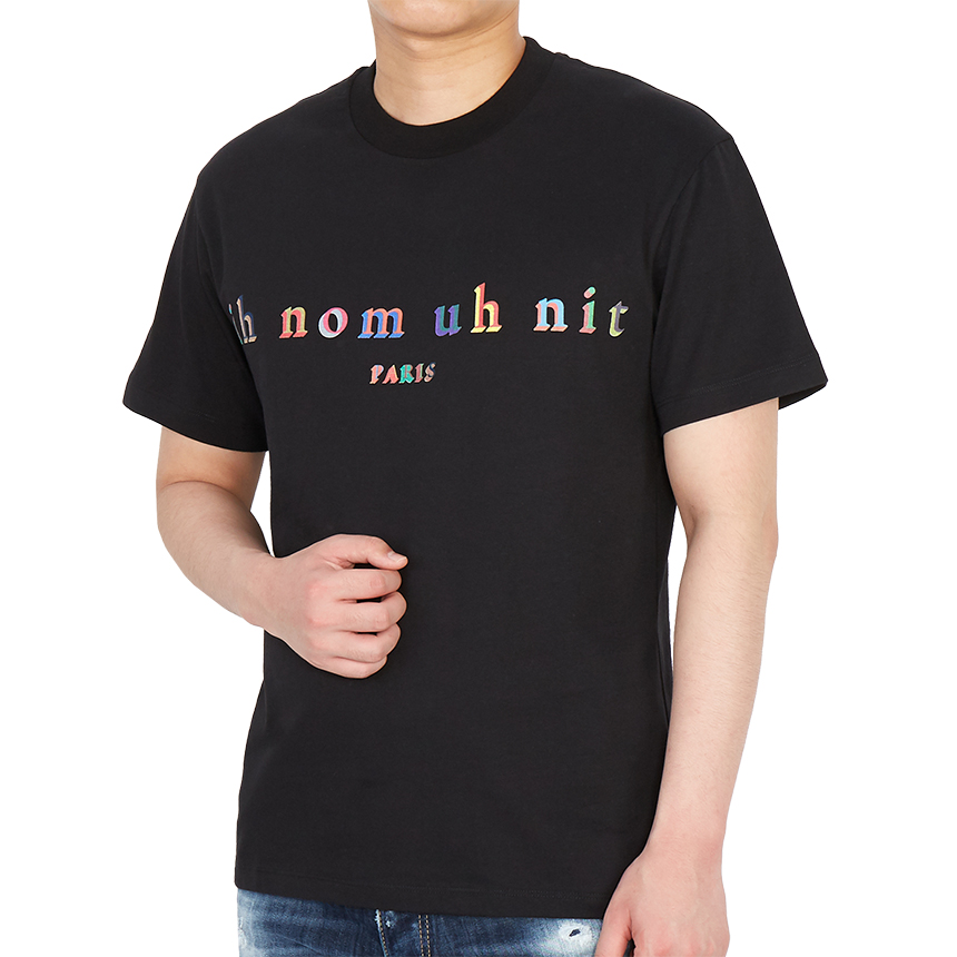 이놈어닛(IH NOM UH NIT) 로고 레인보우 남자 반팔티셔츠 NUS21247 009