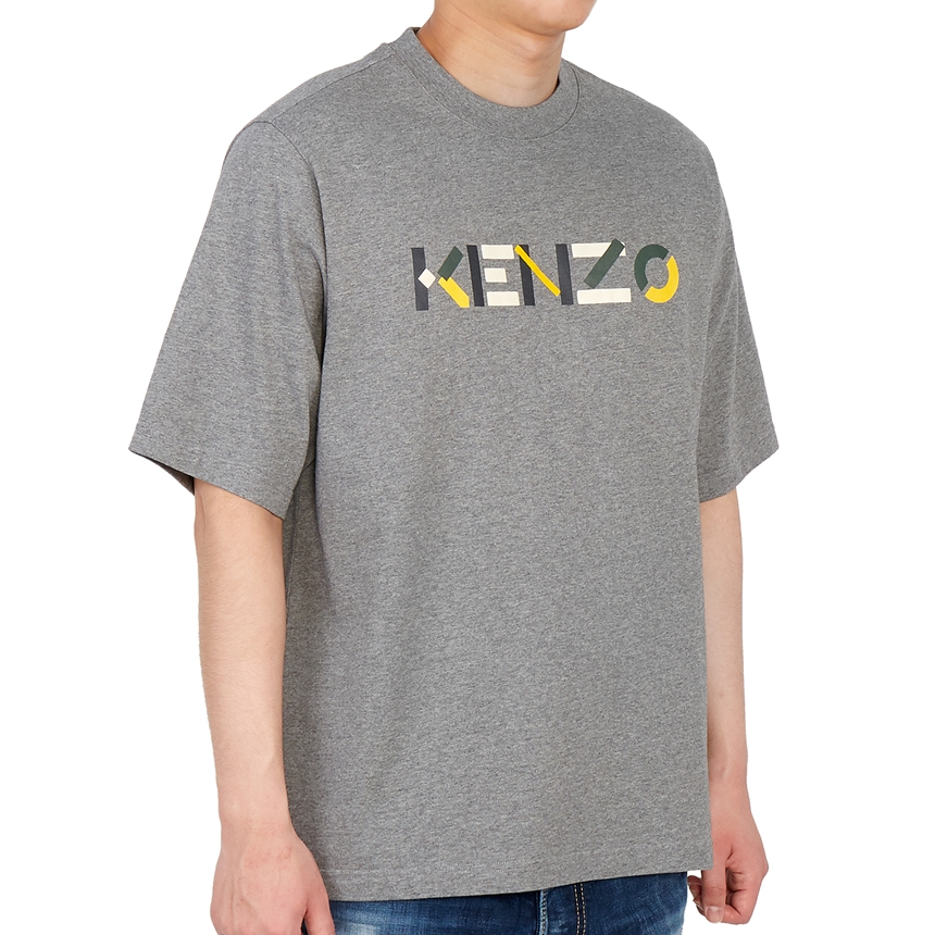 겐조(KENZO) 로고 남자 반팔티셔츠 오버사이즈핏 5TS055 4SB 95 215