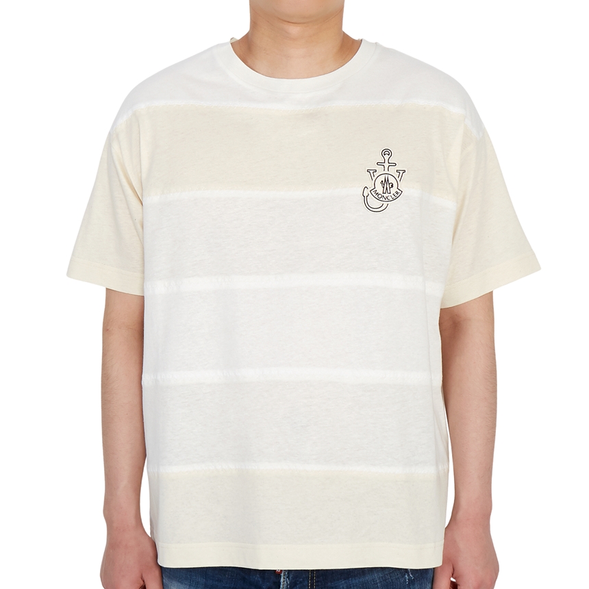 몽클레어(MONCLER) 지니어스 JW 앤더슨 공용 반팔티셔츠 오버사이즈핏 8C00009 M1163 034