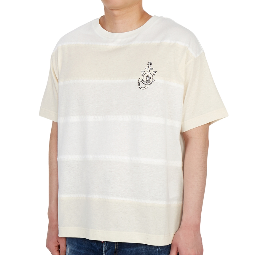 몽클레어(MONCLER) 지니어스 JW 앤더슨 공용 반팔티셔츠 오버사이즈핏 8C00009 M1163 034