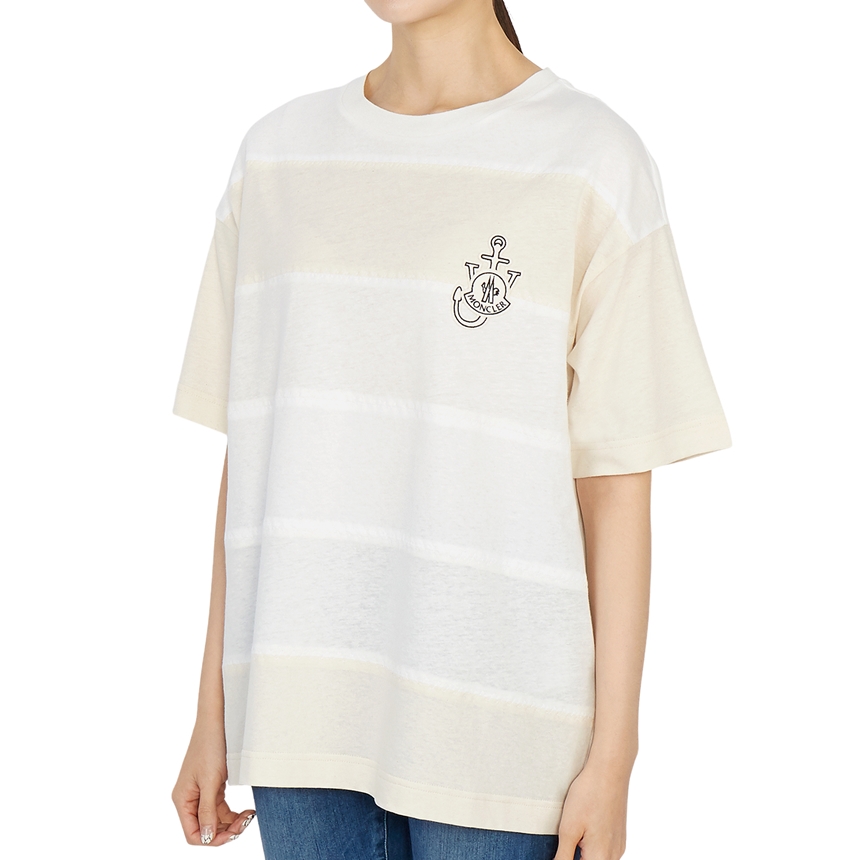 몽클레어(MONCLER) 지니어스 JW 앤더슨 공용 반팔티셔츠 오버사이즈핏 8C00009 M1163 034