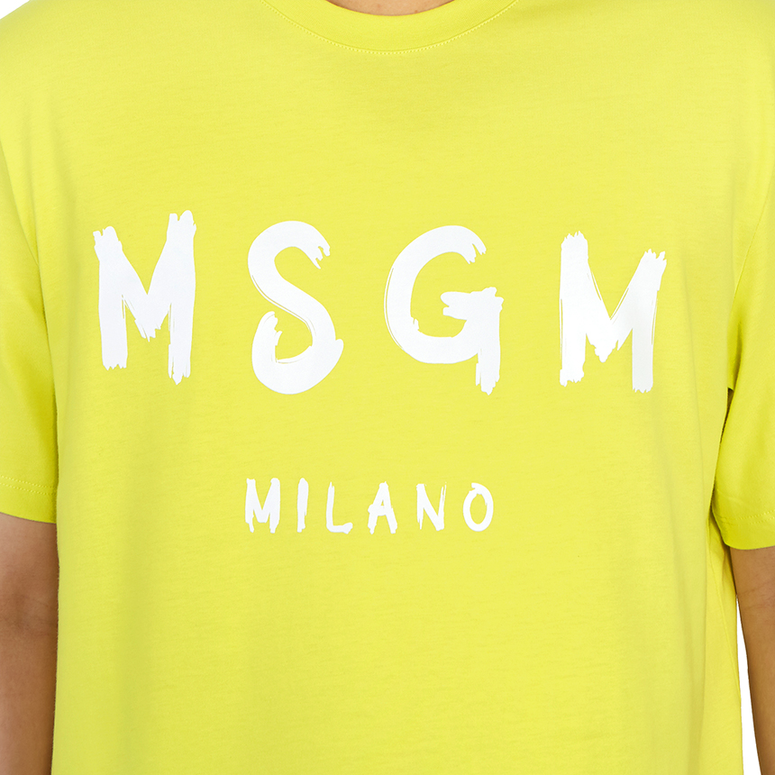 엠에스지엠(MSGM) 로고 남자 반팔티셔츠 레귤러핏 3040MM97 217098 07