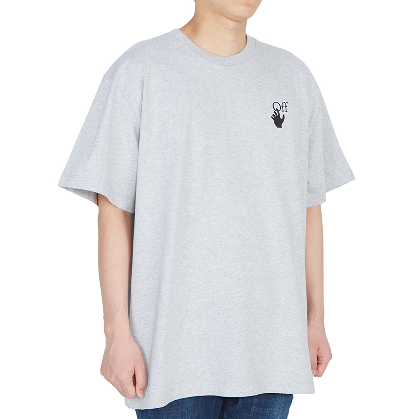 오프화이트(OFF WHITE) 마커 오버 남자 반팔티셔츠 OMAA038R 21JER002 0825