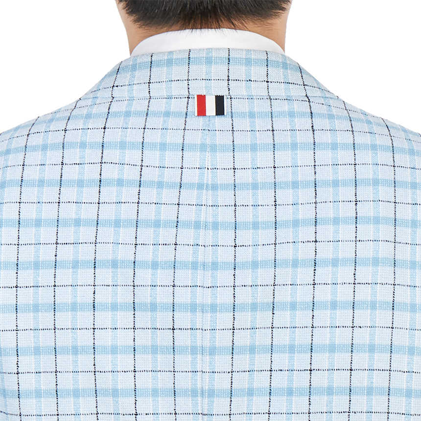 톰브라운(THOM BROWNE) 체크 언컨스트럭티드 클래식 남자 자켓 MJU426A 07683 480
