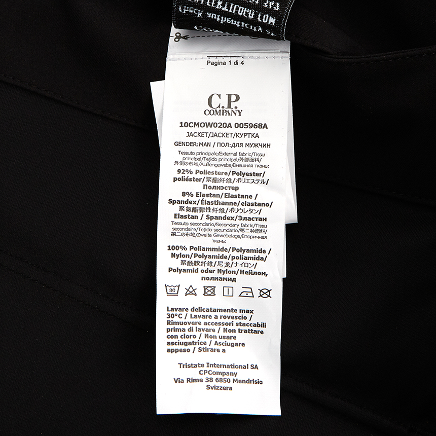 씨피컴퍼니(CP COMPANY) 쉘 렌즈 남자 자켓 10CMOW020A 005968A 999