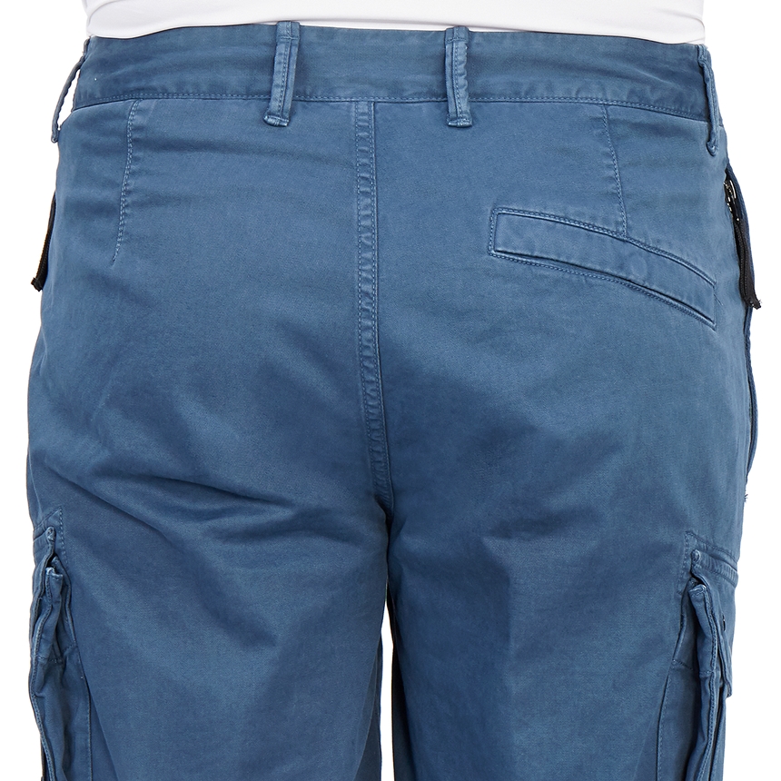 스톤아일랜드(STONE ISLAND) 와펜 남자 카고 바지 레귤러 테이퍼드핏 741530504 V0124