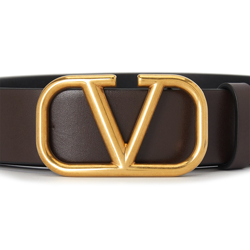 발렌티노(VALENTINO) V 로고 시그니처 남자 캐쥬얼벨트 VY2T0Q90ECU NM8