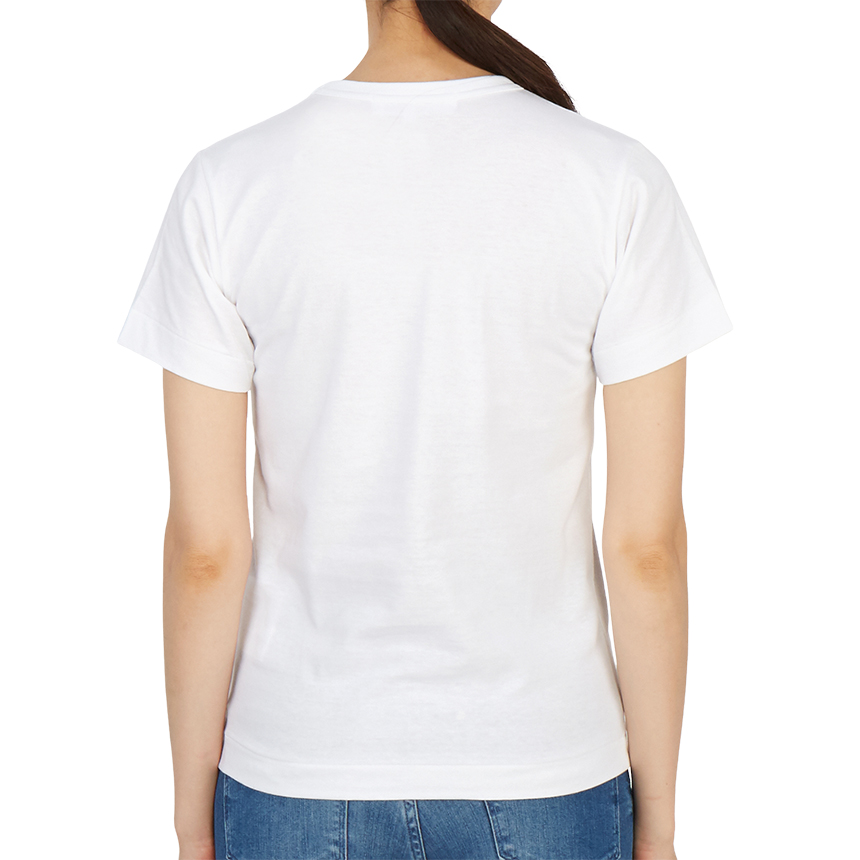 꼼데가르송(COMME DES GARCONS) 스크래치 블랙와펜 여성 반팔티셔츠 AZ T087 051 1 SD_AZ T087 051 1_007