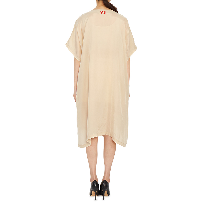 요지야마모토(YOHJI YAMAMOTO) Y-3 로고 여자 원피스 릴렉스핏 GT5294 SAND