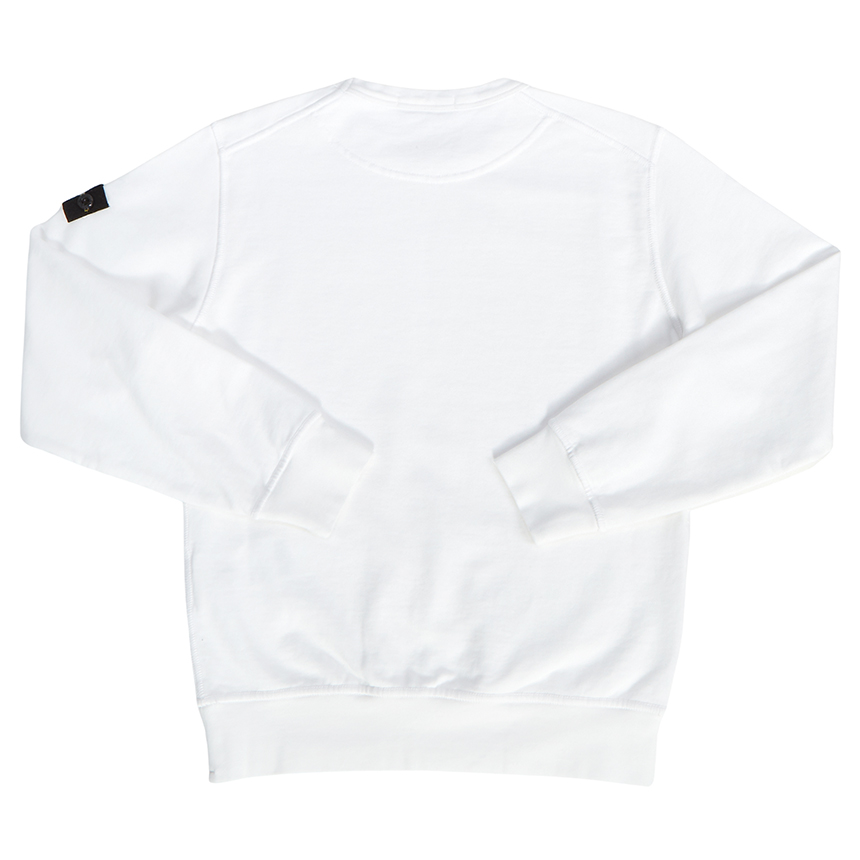 스톤아일랜드키즈(STONE ISLAND KIDS) 와펜 키즈 긴팔 맨투맨 티셔츠 (성인착용가능) 741661340 V0001 10A12A