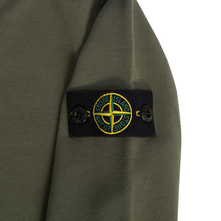 스톤아일랜드키즈(STONE ISLAND KIDS) 와펜 키즈 긴팔 맨투맨 티셔츠 (성인착용가능) 741661340 V0059 14A16A