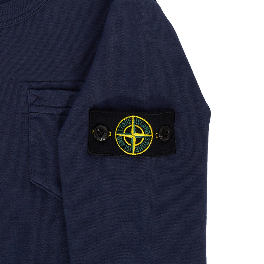 스톤아일랜드키즈(STONE ISLAND KIDS) 버블 검 키즈 긴팔 맨투맨 티셔츠 (성인착용가능) 741662040 V0028 14A16A