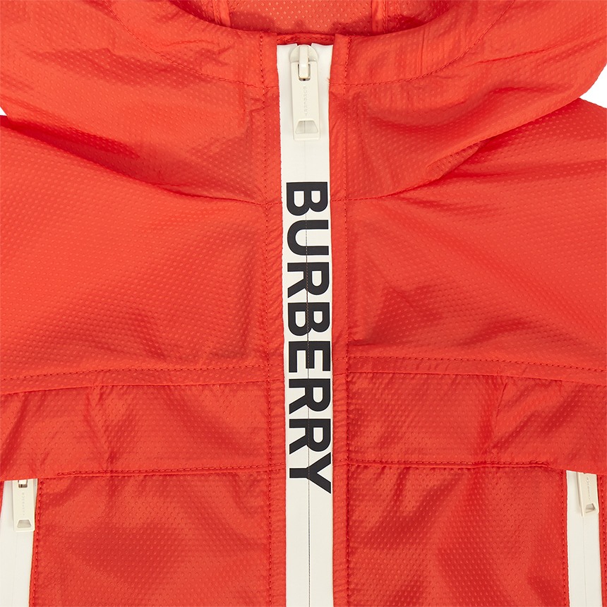 버버리키즈(BURBERRY KIDS) 로고 라이트 웨이트 키즈 후드 자켓(성인착용가능) TELFORD 8039664 A1436