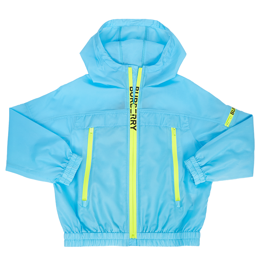 버버리키즈(BURBERRY KIDS) 로고 라이트 웨이트 키즈 후드 자켓(성인착용가능) TELFORD 8039665 A1583
