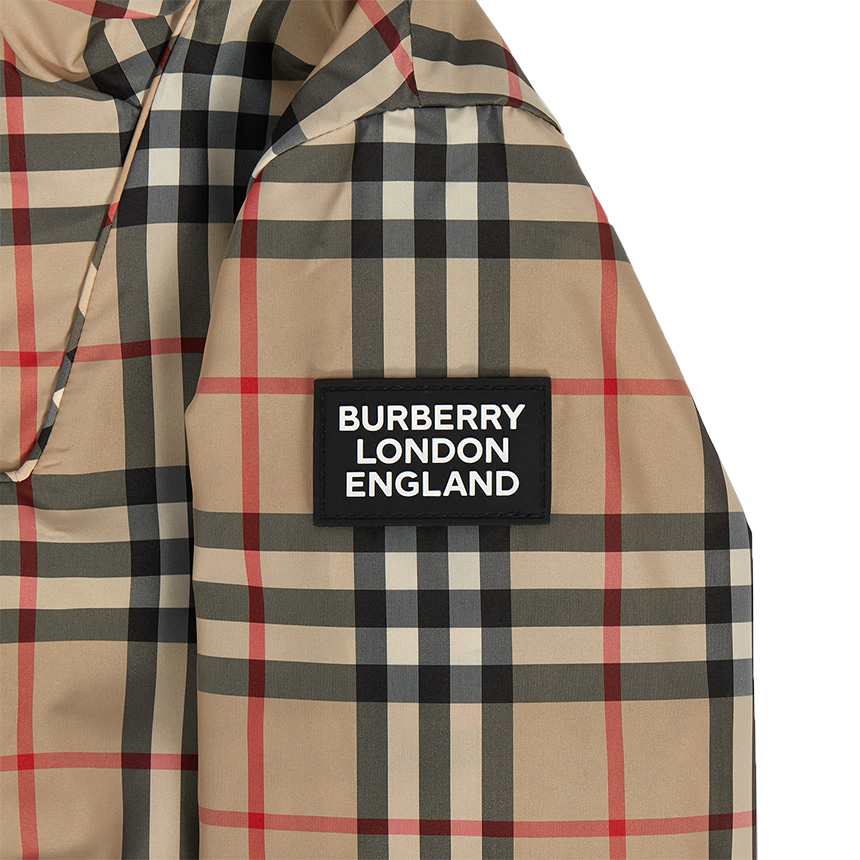 버버리키즈(BURBERRY KIDS) 빈티지 체크 라이트 키즈 후드 자켓 (성인착용가능) WILBUR CHECK 8038334 A7028