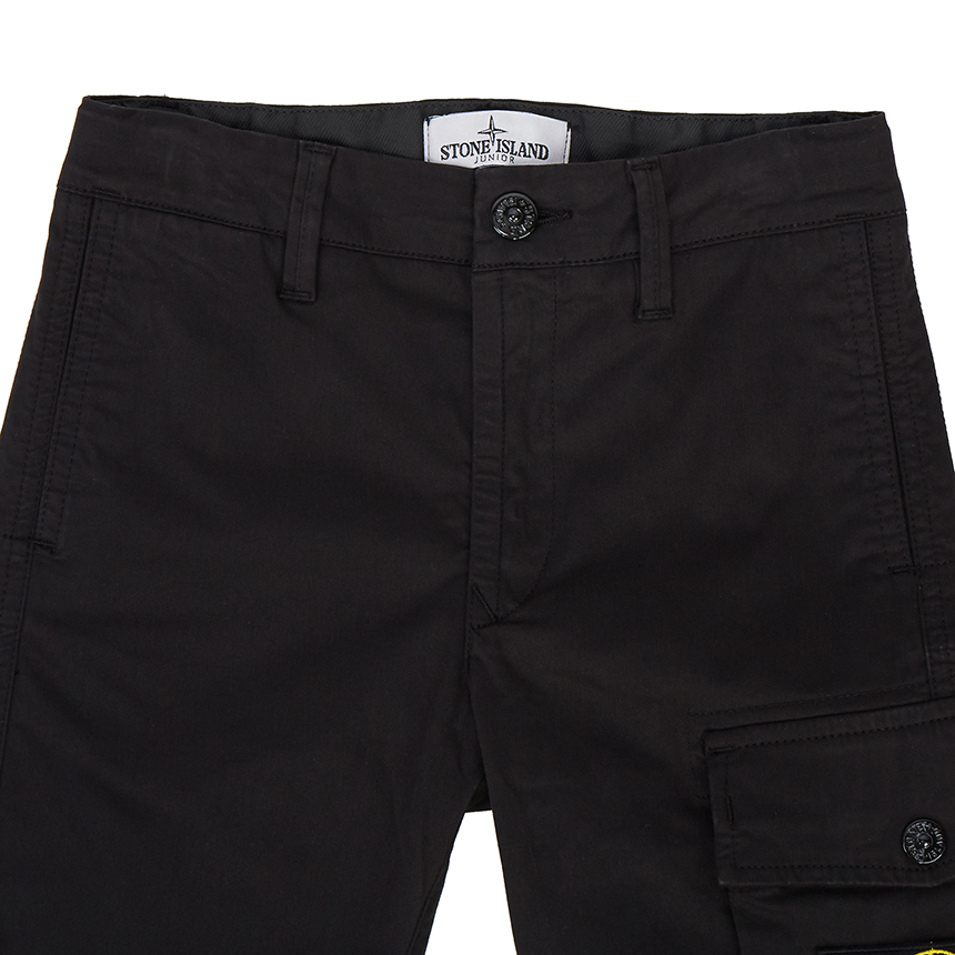 스톤아일랜드키즈(STONE ISLAND KIDS) 와펜 키즈 버뮤다 카고 반바지 7416L0412 V0029 6A8A