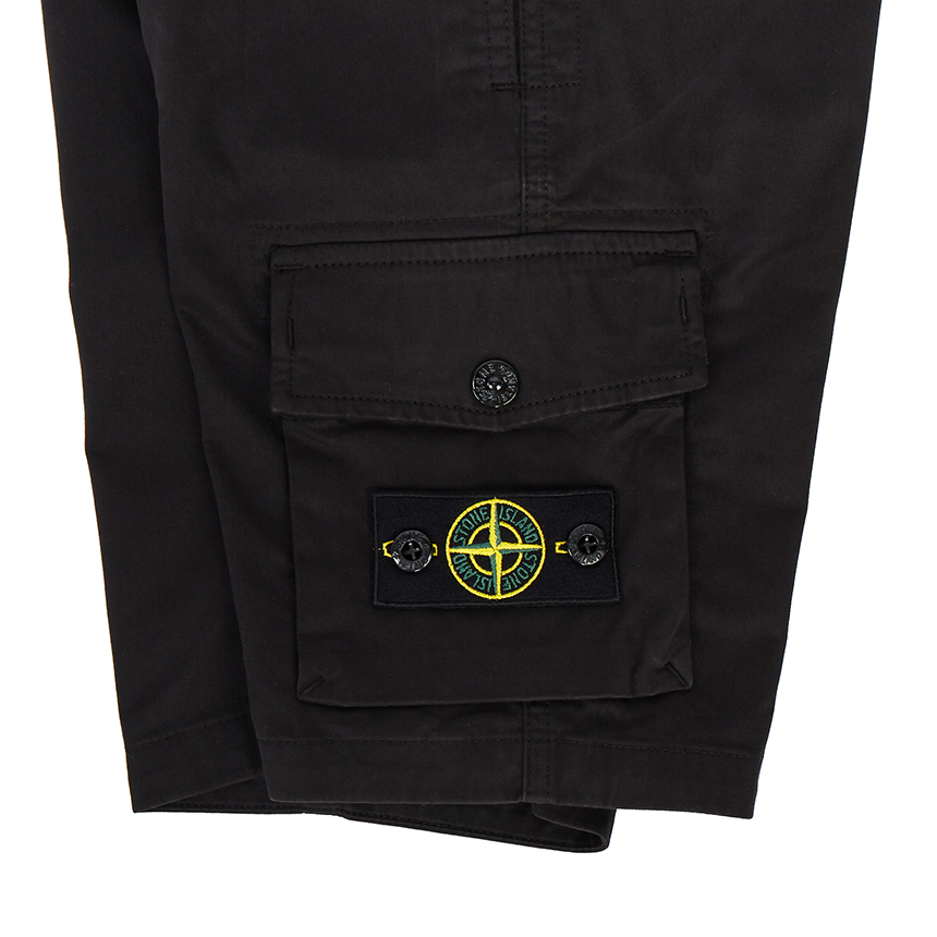 스톤아일랜드키즈(STONE ISLAND KIDS) 와펜 키즈 버뮤다 카고 반바지 7416L0412 V0029 6A8A