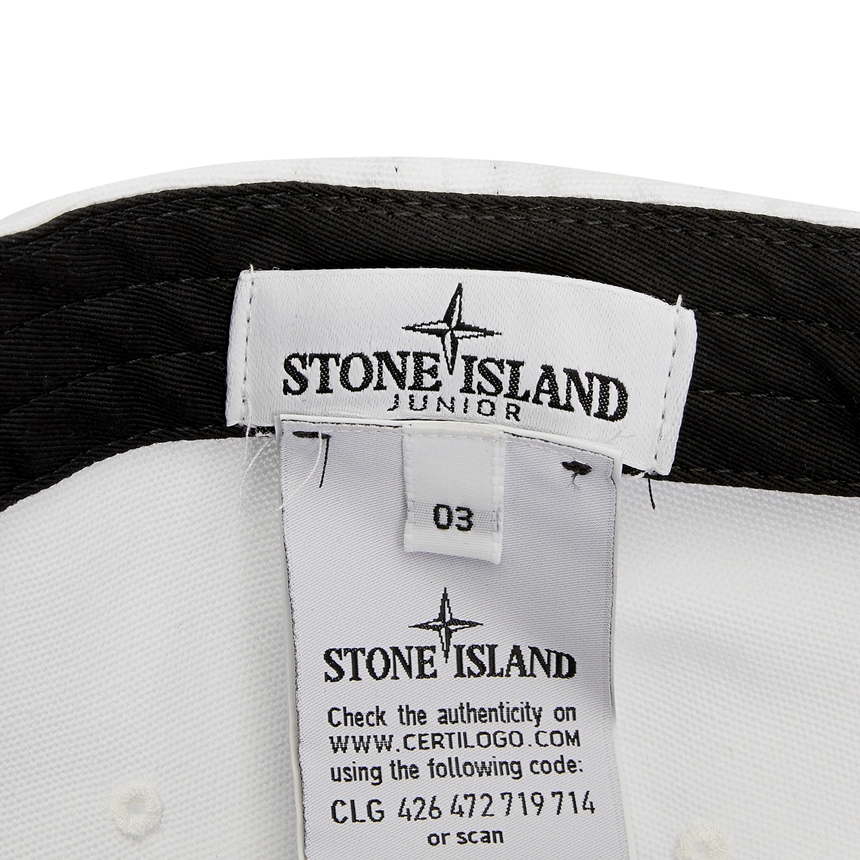 스톤아일랜드키즈(STONE ISLAND KIDS) 로고 키즈 볼캡 모자 741690265 V0001
