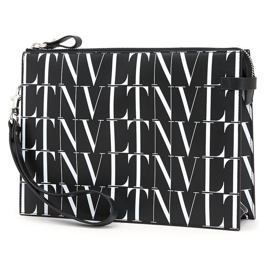 발렌티노(VALENTINO) 로고 타임즈 공용 클러치/파우치백 VY2P0P09GTC 0NI