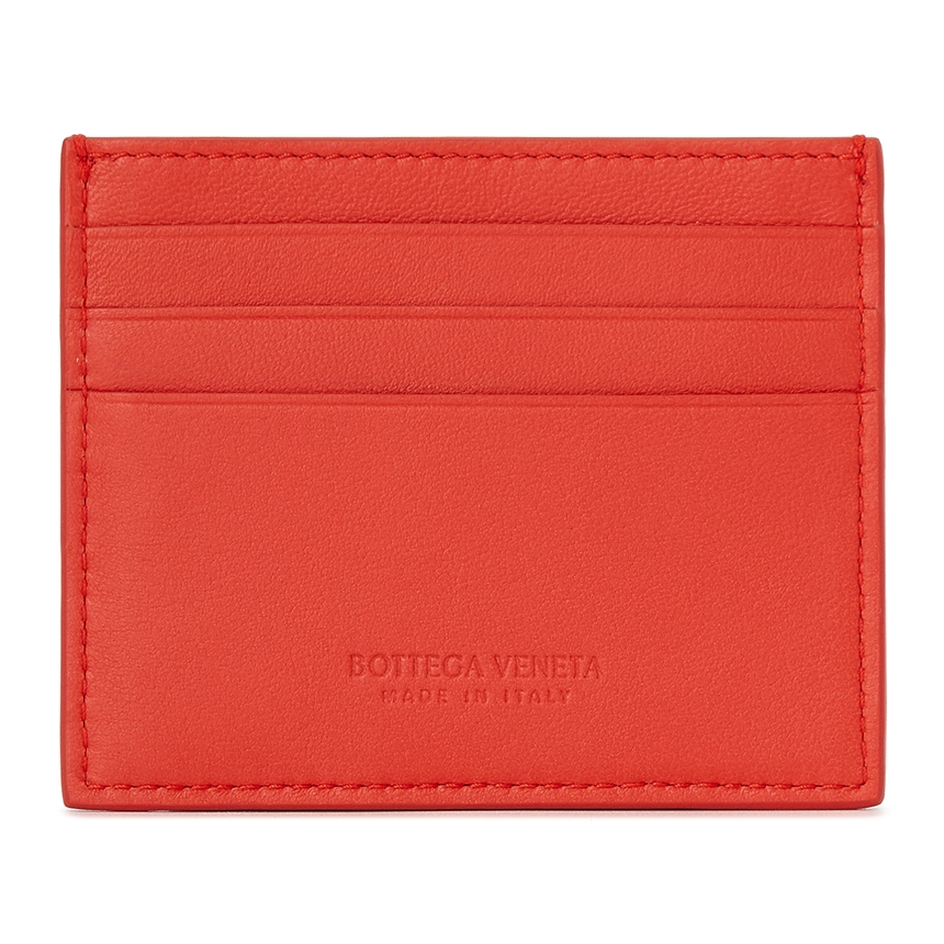 보테가베네타(BOTTEGA VENETA) 토마토 인트레치아토 공용 명함/카드지갑 579246 VBWL2 6541