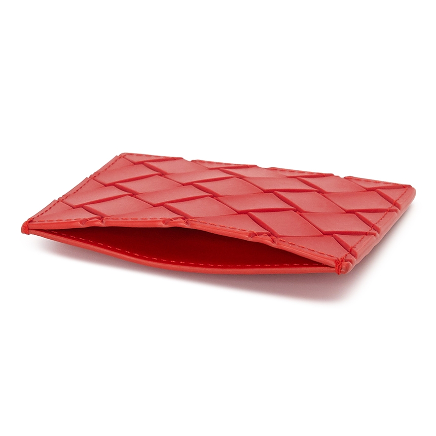 보테가베네타(BOTTEGA VENETA) 토마토 인트레치아토 공용 명함/카드지갑 579246 VBWL2 6541