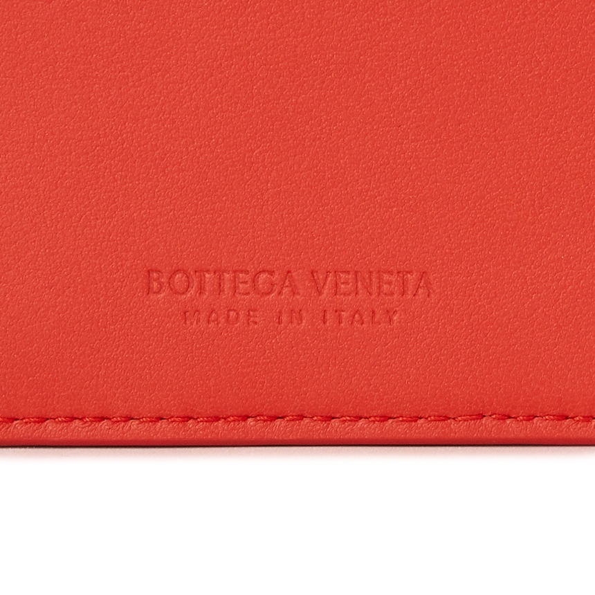 보테가베네타(BOTTEGA VENETA) 토마토 인트레치아토 공용 명함/카드지갑 579246 VBWL2 6541