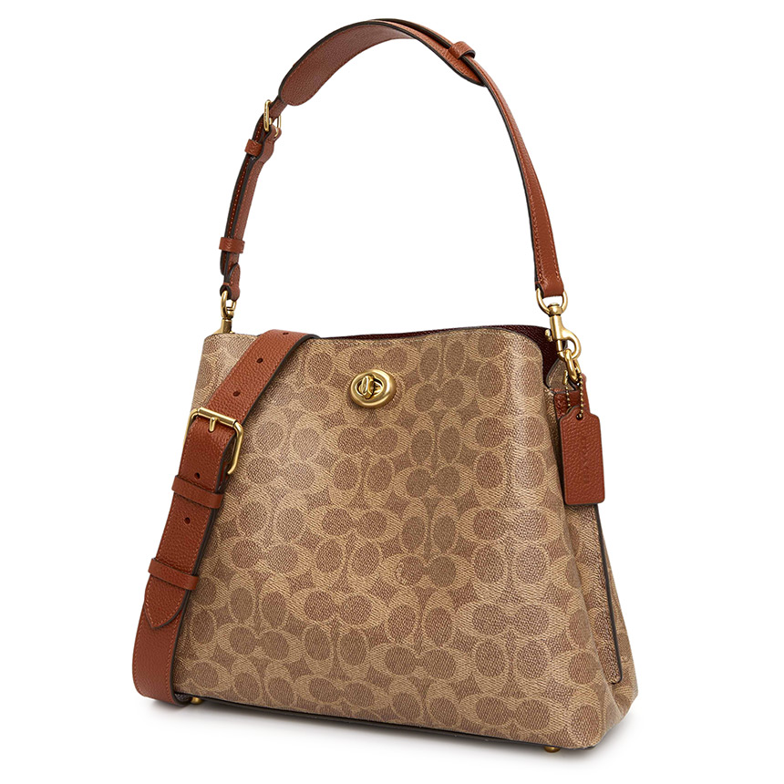 코치(COACH) 윌로우 시그니처 크로스바디 여자 토트겸숄더백 C2745 B4 TAN RUST