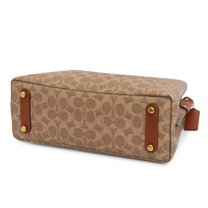 코치(COACH) 윌로우 시그니처 크로스바디 여자 토트겸숄더백 C2745 B4 TAN RUST