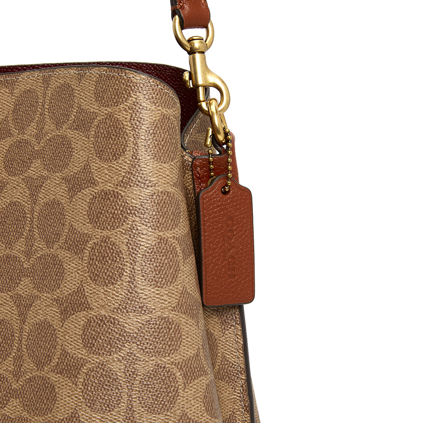 코치(COACH) 윌로우 시그니처 크로스바디 여자 토트겸숄더백 C2745 B4 TAN RUST