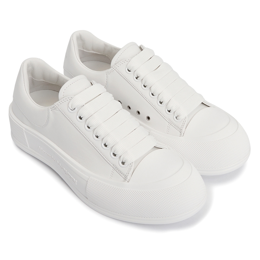 알렉산더맥퀸(ALEXANDER MCQUEEN) 데크 플림솔 남성 스니커즈 705201 WIAB6 9065