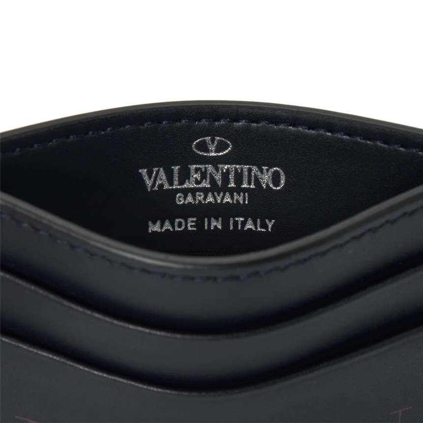 발렌티노(VALENTINO) 로고 남자 명함/카드지갑 1Y2P0448LVN W31