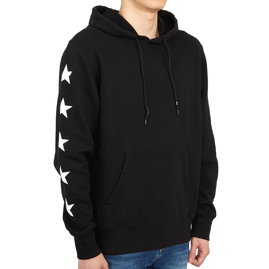골든구스(GOLDEN GOOSE) 알리게히로 스타 컬렉션 남자 후드 긴팔 맨투맨 티셔츠 레귤러핏 GMP01224 P000534 80203