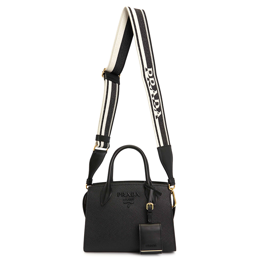 프라다(PRADA) 사피아노 모노크롬 여자 토트겸숄더백 1BA269 2ERX F0002 3OO