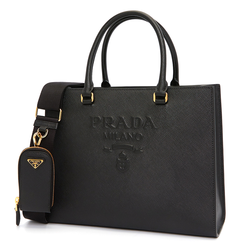 프라다(PRADA) 사피아노 럭스 미디움 여자 토트겸숄더백 1BA337 NZV F0002 N2A