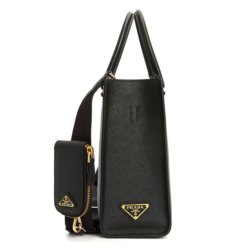 프라다(PRADA) 사피아노 럭스 미디움 여자 토트겸숄더백 1BA337 NZV F0002 N2A