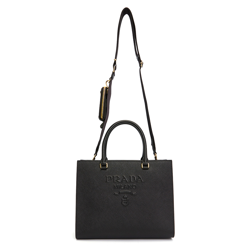 프라다(PRADA) 사피아노 럭스 미디움 여자 토트겸숄더백 1BA337 NZV F0002 N2A