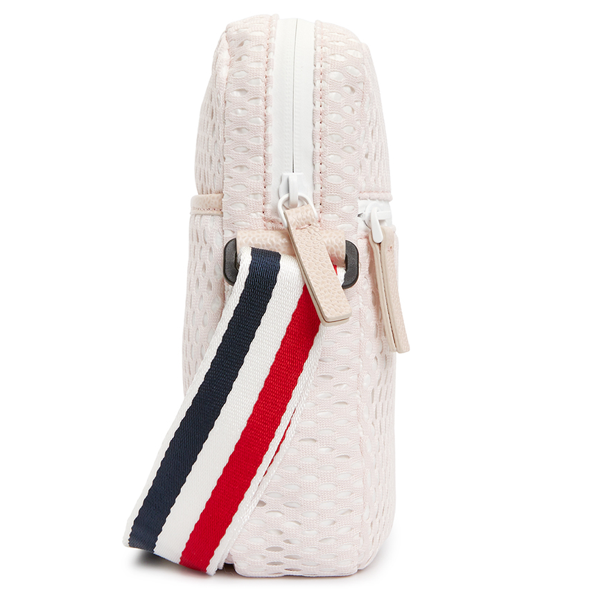 톰브라운(THOM BROWNE) 애슬레틱 메시 삼선 스트라이프 스몰 남자 숄더백 MAG393A 03193 680