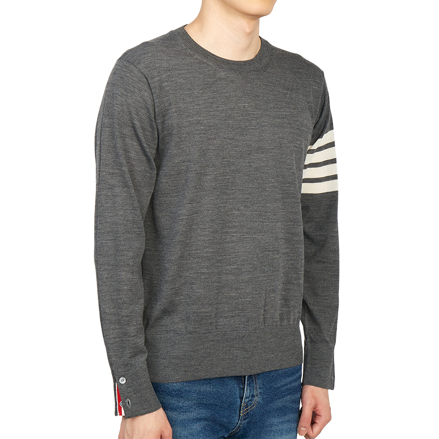 톰브라운(THOM BROWNE) 남성 니트 MKA002A Y1014 038