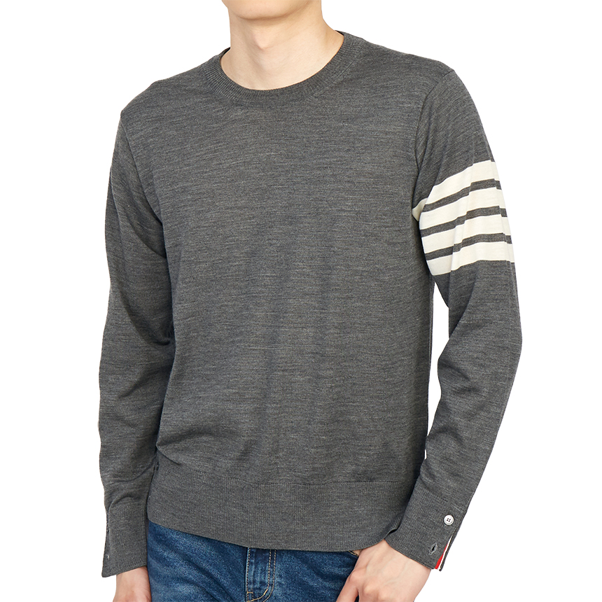 톰브라운(THOM BROWNE) 남성 니트 MKA002A Y1014 038