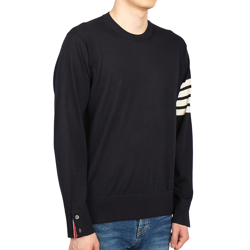 톰브라운(THOM BROWNE) 남성 니트 MKA002A Y1014 415